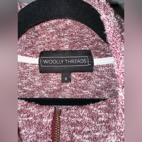 Woolly threads maroon Texas A&M zip up pullover. Size Small. - Picture 3 of 5